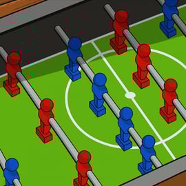 Foosball table