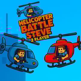 Helicopter Battle Steve 2 Player