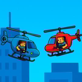 Helicopter Battle Steve 2 Player