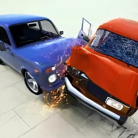 Beam Drive Car Crash Test